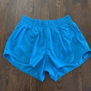 Women's Blue Athletic Shorts